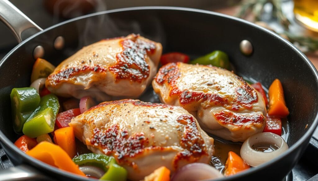 Stovetop Chicken Thighs Cooking Method