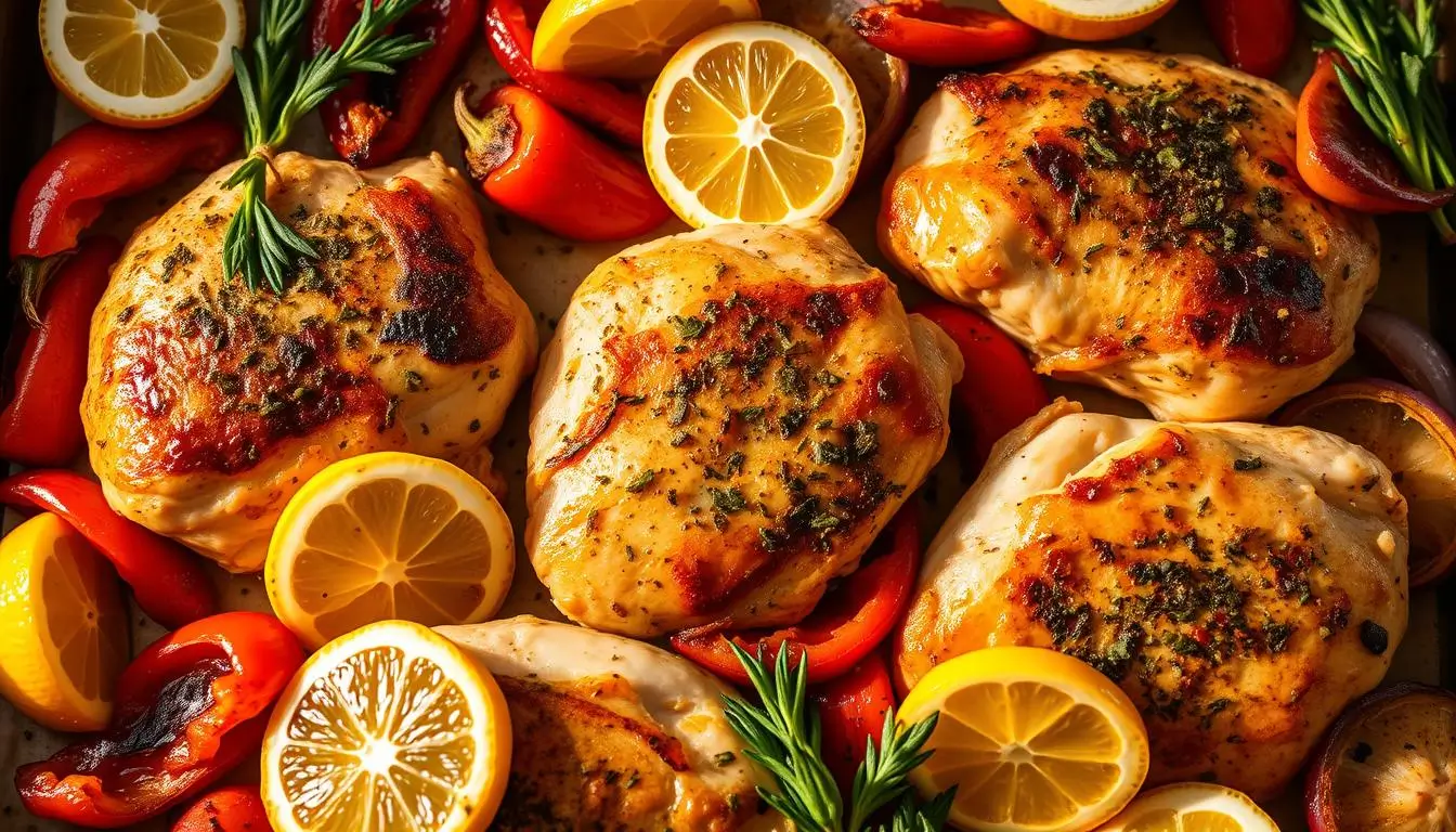 Greek Sheet Pan Chicken Dinner