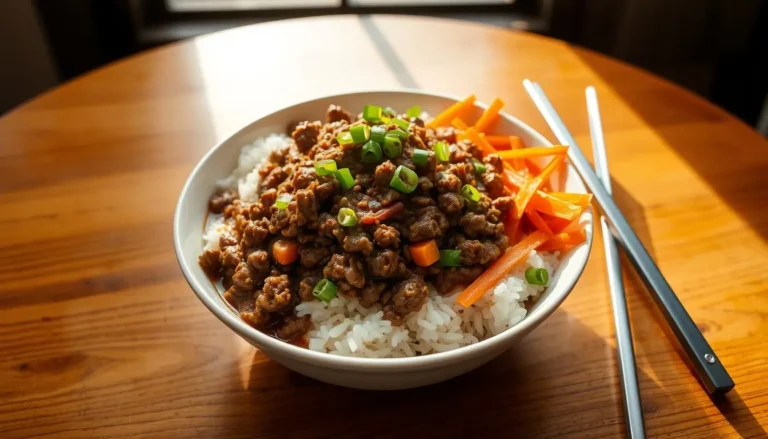 Korean Ground Beef Bowl